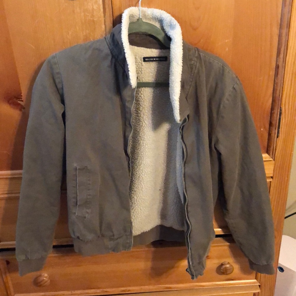 Green brandy Melville jacket